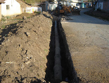 Construccion de Red Hidraulica y Sanitaria en Jesus Maria Municipio Huaniqueo SEAC