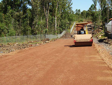 Construccion de Camino de Acceso UNAM