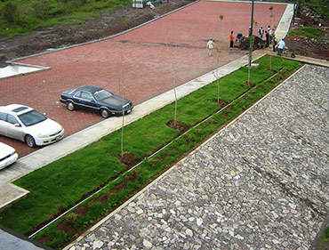 Construccion de Estacionamiento UNAM